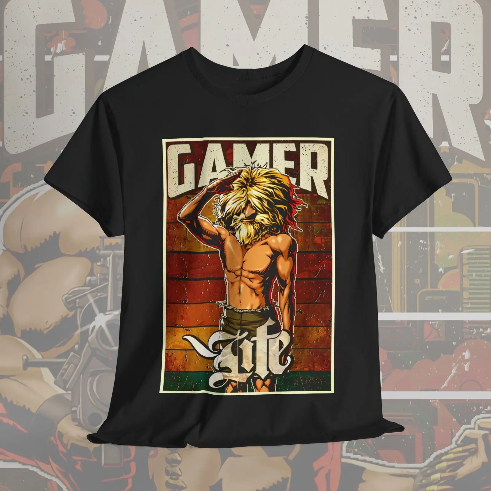 Metal Slug Gamer Unisex Tee, Retro Gamer Life T-Shirt Collection, Arcade Gaming