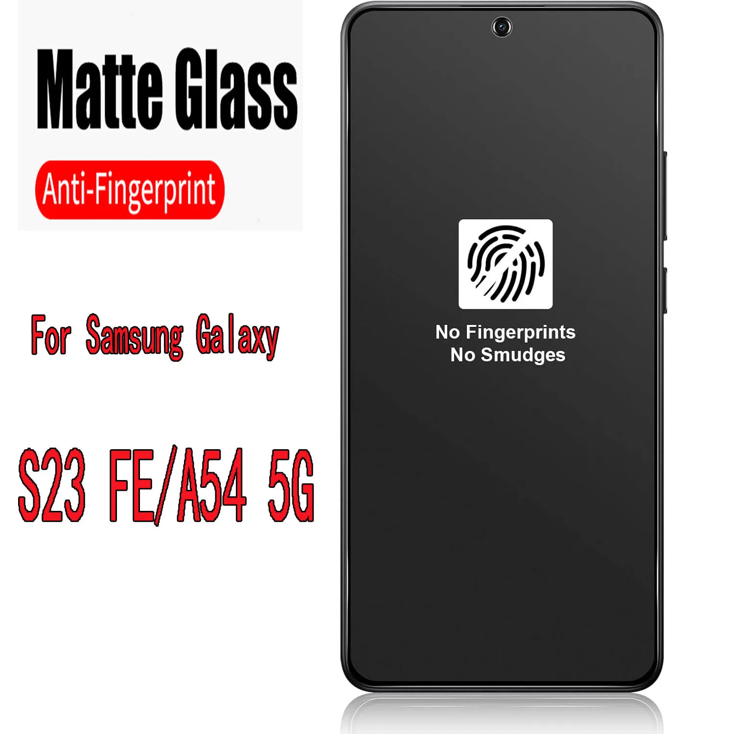 2/4 Pcs Matte Glass… - image