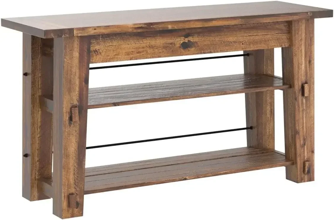Mesa de console de madeira industrial Good Furniture 54" L