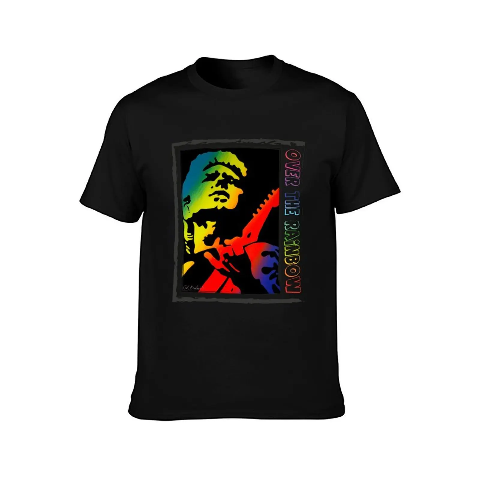 Over The Rainbow - Billy Thorpe T-Shirt, Summer Casual Cotton Tee, Oversized Streetwear Tops, Vintage Graphic Print, 100% Cotton