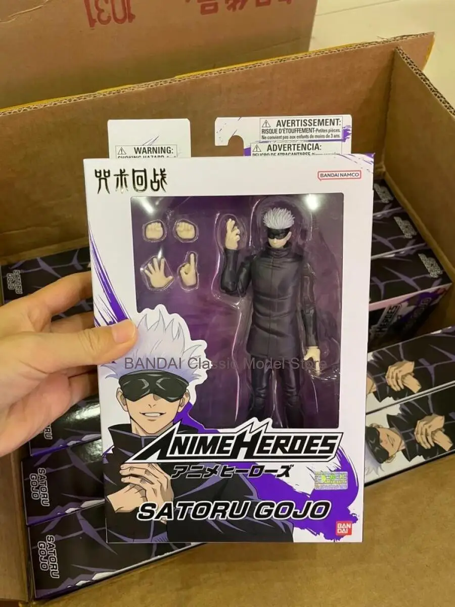 Bandai Jujutsu Kaisen Action Figure Set 16cm - Gojou Satoru Itadori Yuji & Fushiguro Megumi - Anime Collectible Toys Gifts