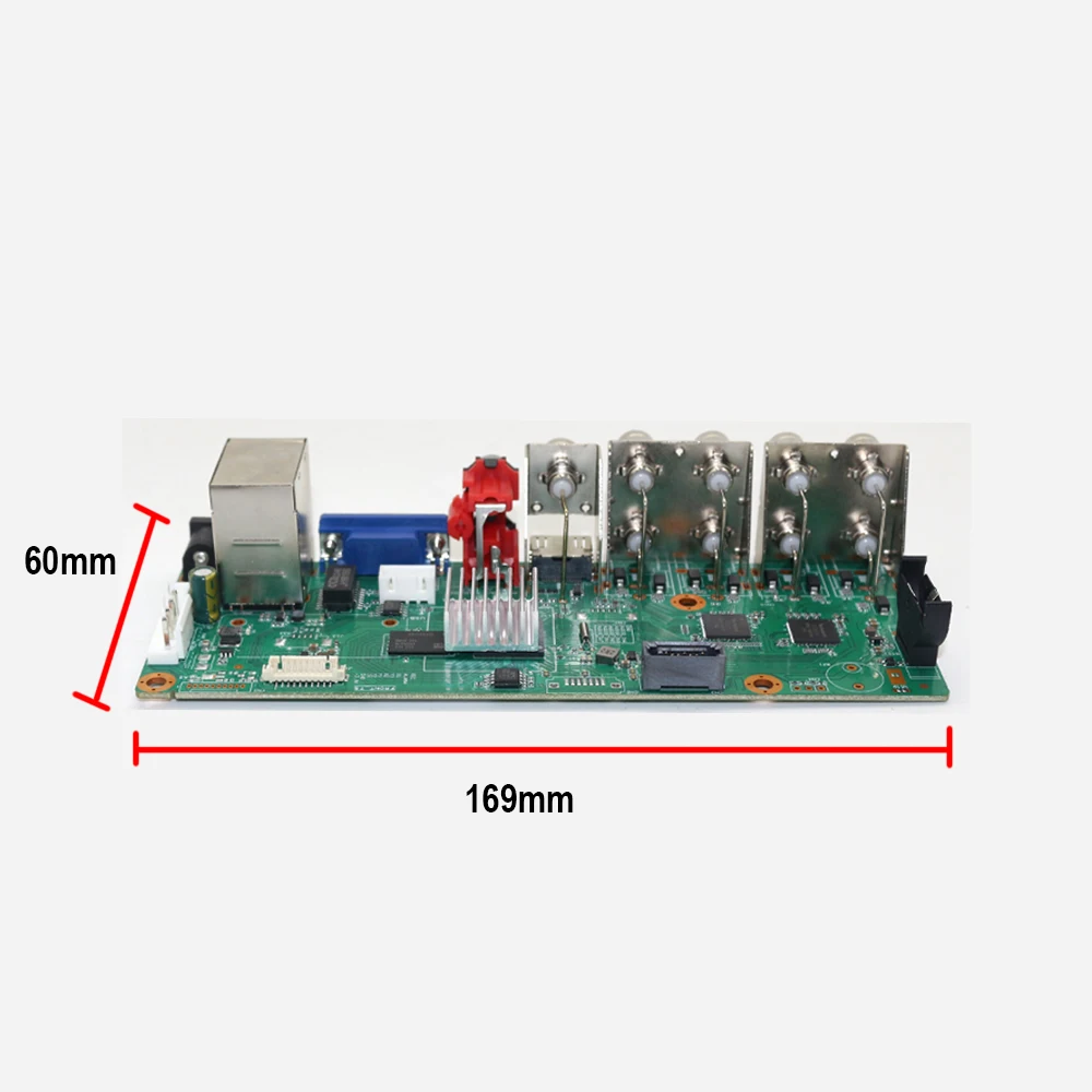 Dvr 8 Channels 1080N Board Xmeye Video surveillance Recorder Module With Onvif Audio Over Coaxial For AHD TVI CVI Analog IP Cam