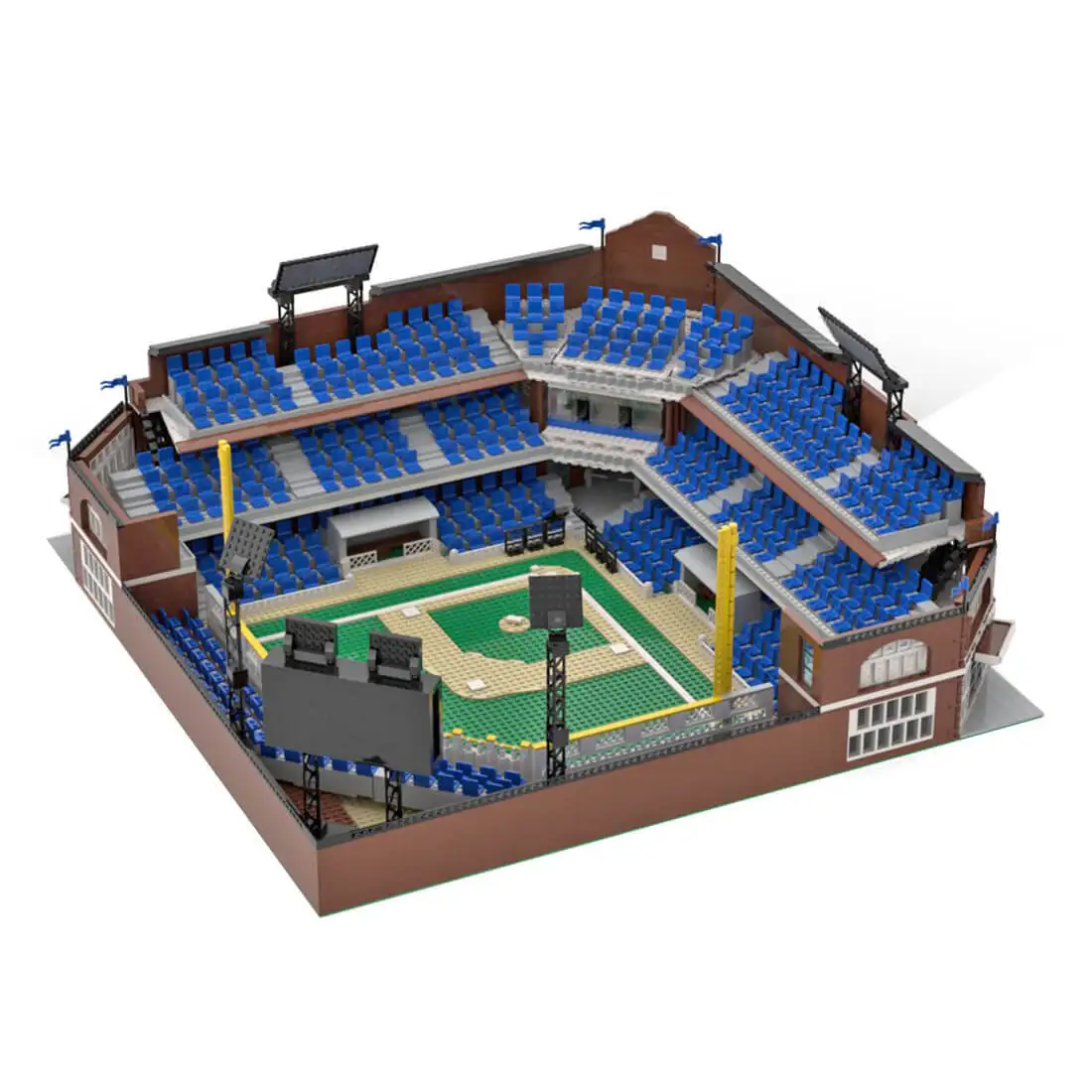 

Custom MOC-76626 Modular Baseball Stadium (7313 Parts) Toys Gift for Christmas