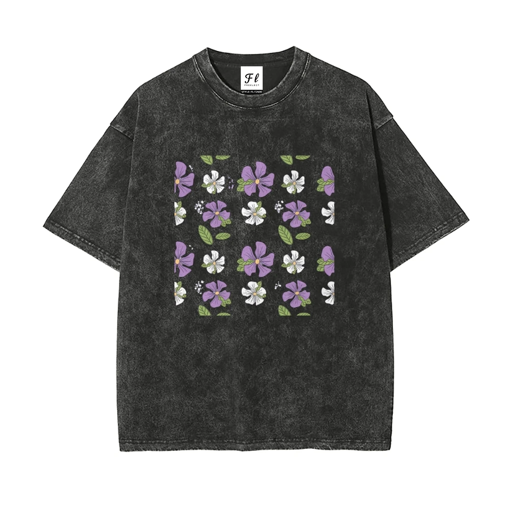 المرأة فضفاضة تناسب عادية الجرافيك قميص مطبوع Y2k 2000s الملابس خمر مريحة لينة الشارع الشهير القطن للجنسين ملابس عصرية