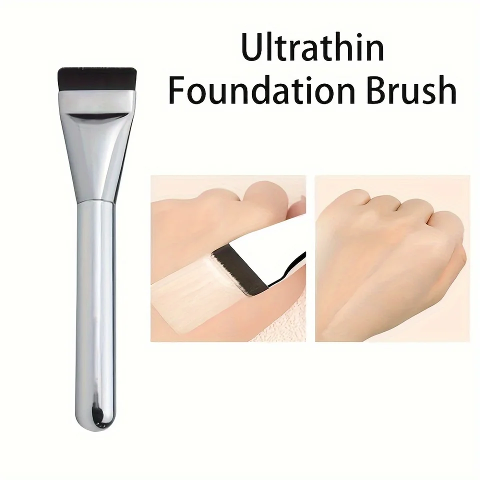 Brocha de base ovalada de fibra de nailon hipoalergénica ultra fina de 1 o 2 piezas, perfecta para contornear el rostro 5