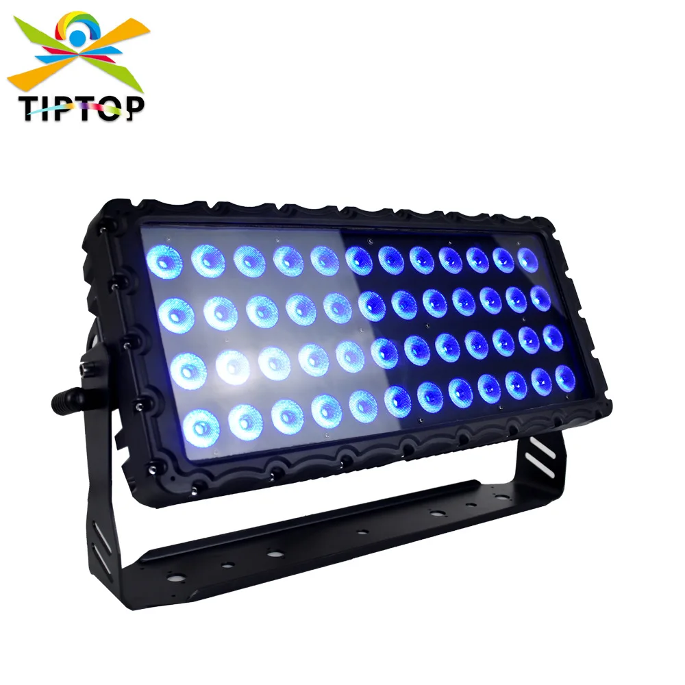 

48 12 watts 4 colors RGBW 4-in-1 outdoor waterproof floodlight cast aluminum chassis 48x12W high brightness dyeing