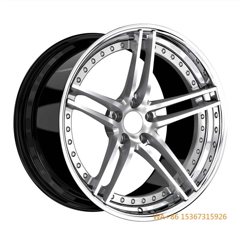 

Custom PCD 5x112 Forged Wheels 18-24 Inch with Polished Lips Alloy Rims