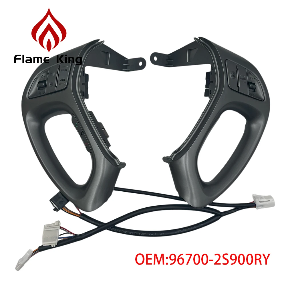 Flame king OEM 967002S100 Multi-function Steering Wheel Button Volume Adjustment Cruise Fixed For 2010-2015 Hyundai Tucson IX35