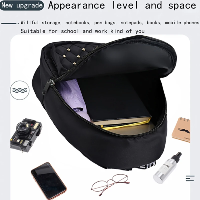 Рюкзак большой вместимости, можно носить на одно плечо, подходит для ежедневного использования, путешествий, кемпинга, легкий и простой