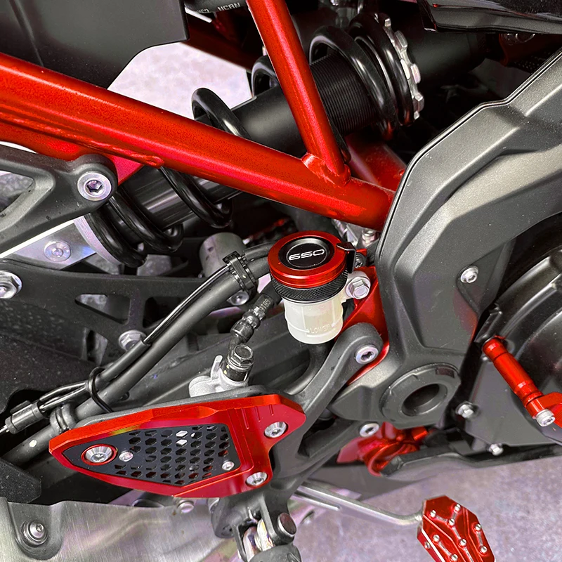 650 Accessoires Motorfiets Achter Remvloeistofdeksels En Olie Vuldop Bescherming Voor Z650 Z Ninja 650 Versys 650