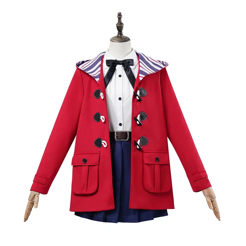 

Nina Iseri Cosplay Costumes Anime Band Cry Role Play Uniform Halloween Carnival Dressing For Women Girls yj4k