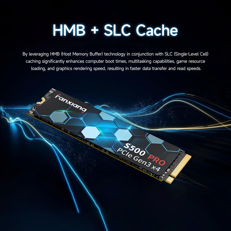 Fanxiang S500 Pro M.2 SSD Hard Disk 1TB 2TB 3500MB/s NVMe M2 SSD