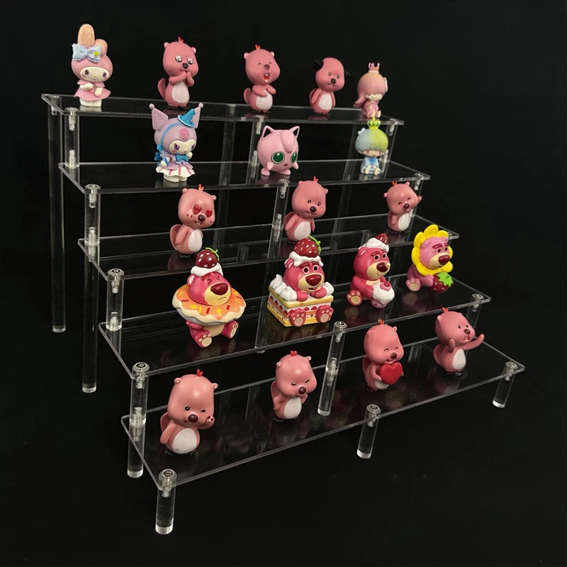 

20-50cm Acrylic Risers Display Stand Perfume Organizer Display Shelf Cupcake Holder,Display Risers for Figures,Dessert,Cosmetics