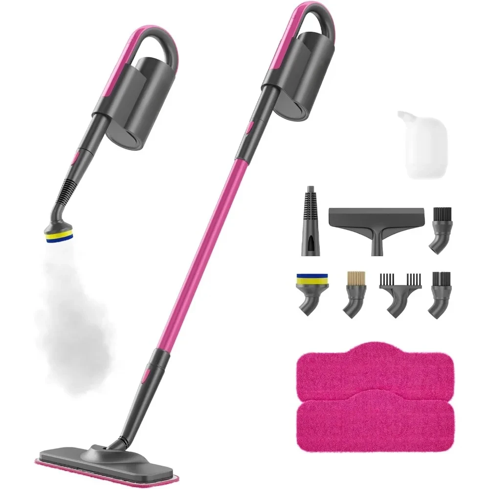 Steam Mop Cleaner with Detachable Handheld Steamer for Cleaning Hardwood/Laminate Floor, Tiles and Grout