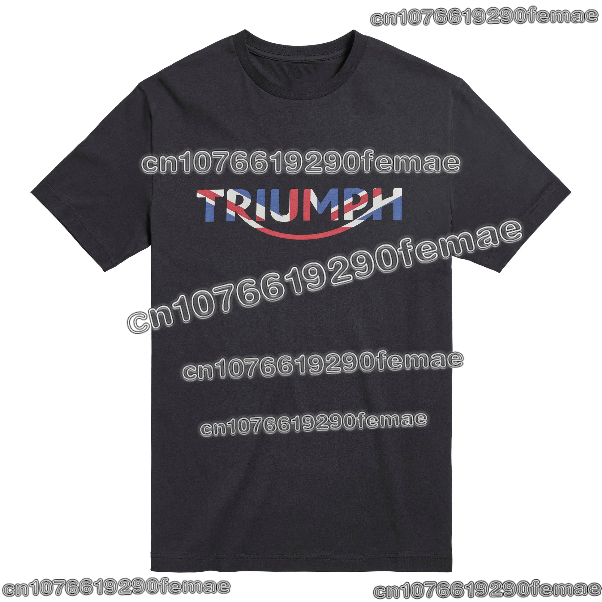 جديد انتصار شعار دراجة نارية تي شيرت قسط القطن السائق مروحة الطبعة مريحة الشارع عارضة أزياء الصيف الأعلى #3