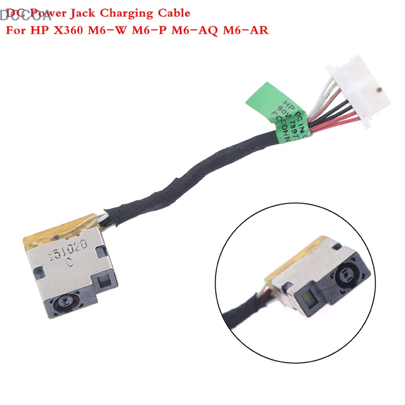 

DC Power Jack Charging Cable Connector For HP X360 M6-W M6-P M6-AQ M6-AR serie