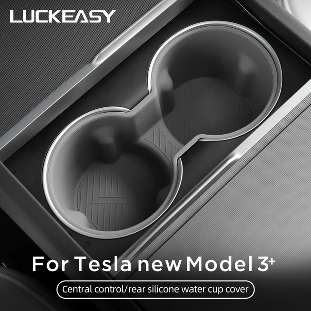 Uchwyt na kubek do Tesla Model 3 Highland 2024 2025, uchwyt na napoje w konsoli środkowej, osłona na kubek na tylne siedzenie, akcesoria samochodowe