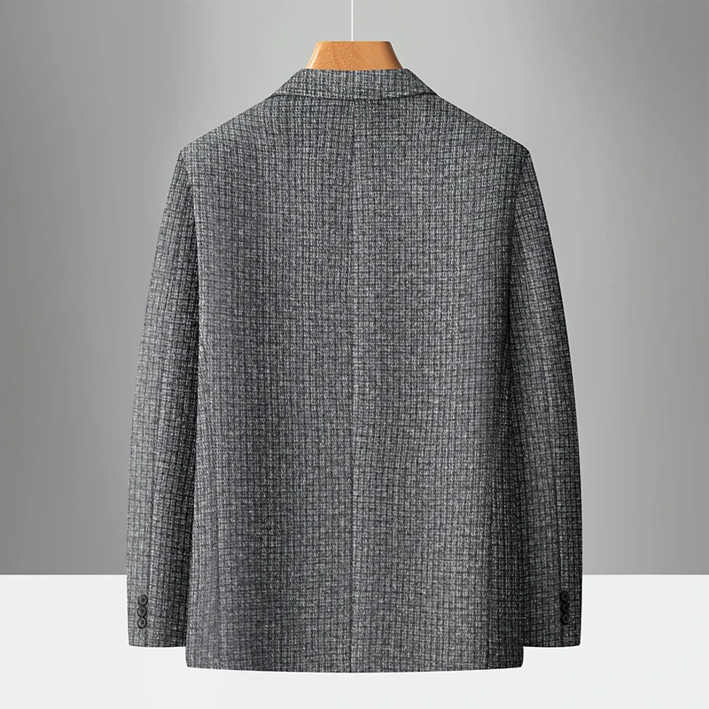 Blazer, 50% Wool, Men's Fashionable Business Outdoor Travel Youthful Wedding Versatile Gentleman Host Casual Korean Style Blazer