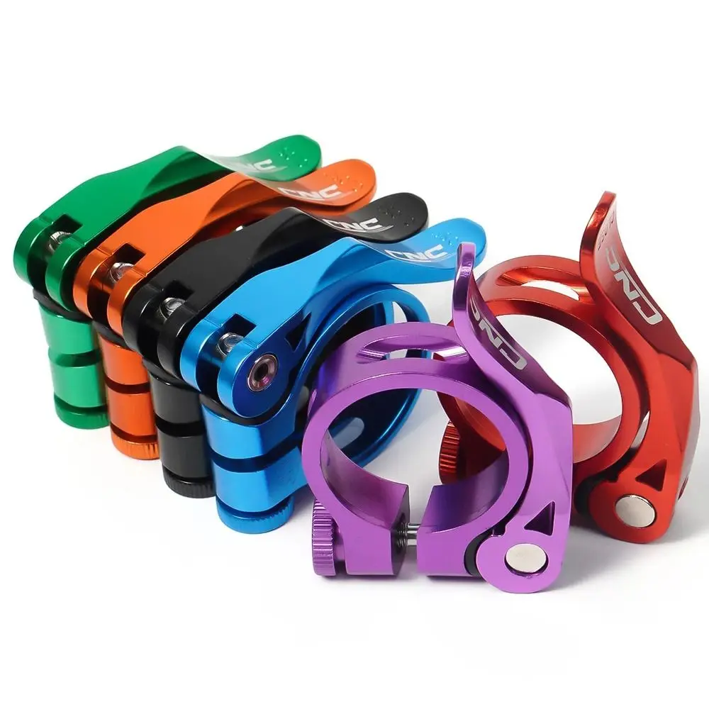 

Bike Seatpost Clamp 31.8mm/34.9mm Fixed Gear Aluminum Seat Tube Quick Release Clamp Bicycle Seat Clamp Bike Seat Post Clamp