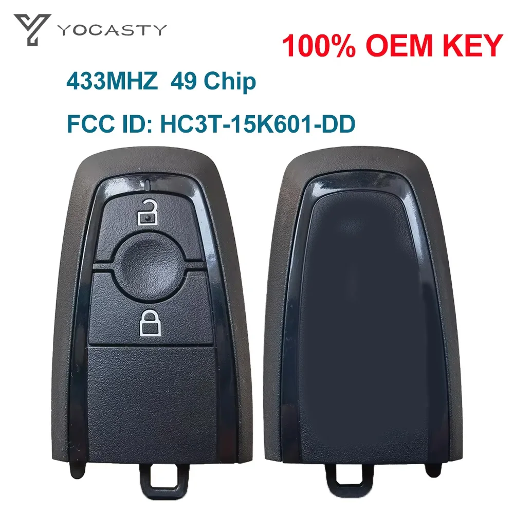 

YOCASTY OEM HS7T-15K601-DD Smart Car Key 434MHz For Ford Edge S-MAX Galaxy Ecosport Ranger PXIII PROX 2017 2018 2019 A2C93142101