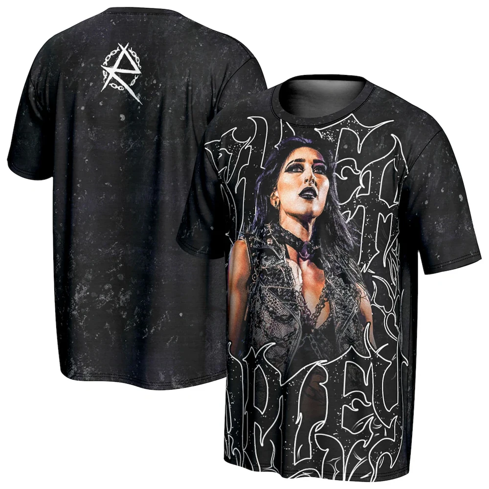 Men's Rhea Ripley Superstar T-Shirt 3D Printed Wrestling Sports Quick Dry Short Sleeve Tops Daily Casual Plus Size T-Shirts 5XL