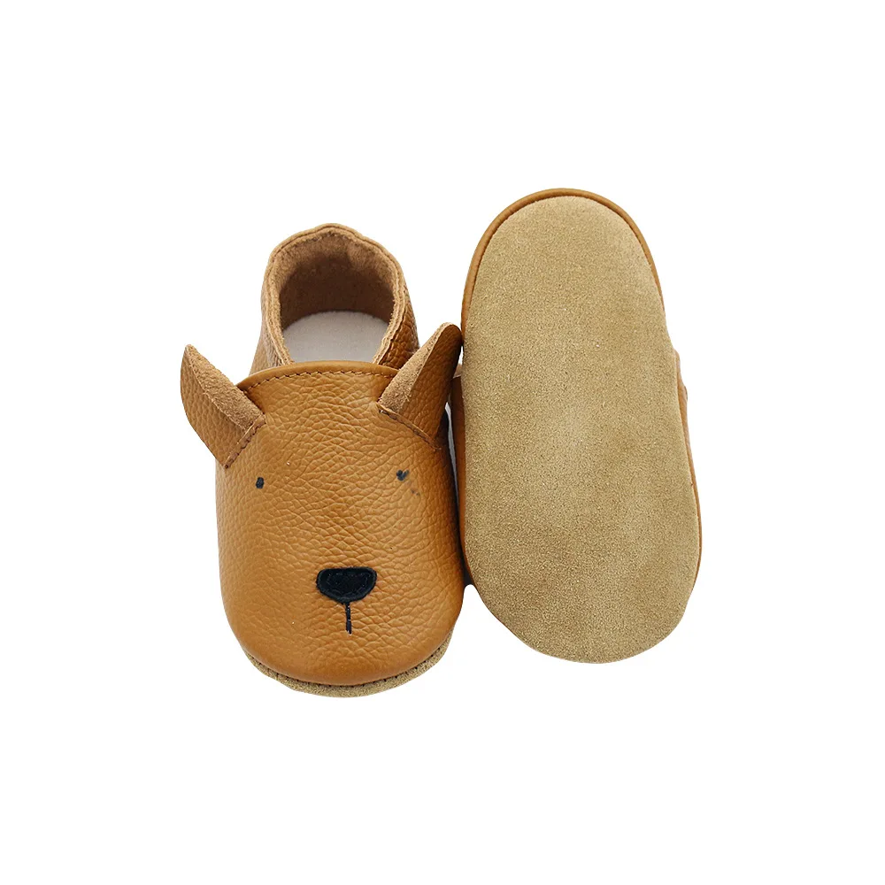 Cow Leather Baby Boys Shoes Cute Cartoon Animals Koala Bear Baby Moccasins Newborn First Walkers Genuine Leather Girls Sneaker