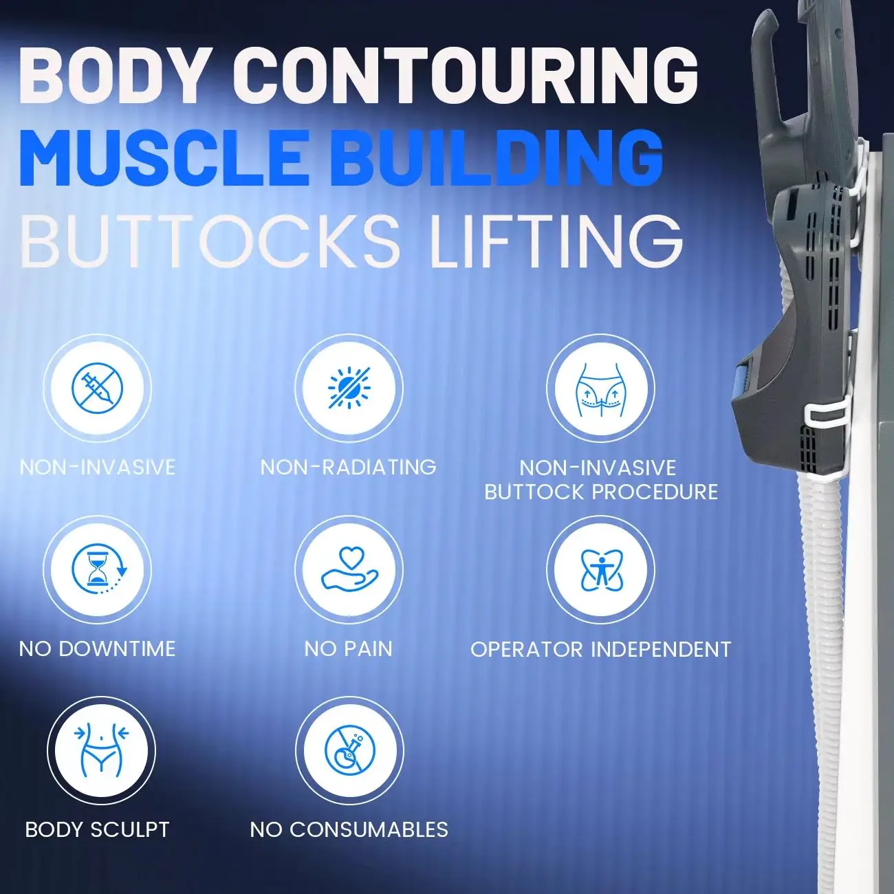 VIP EMSZERO MYOslim 6500W HI-EMT Body Sculpting Device Pelvic Cushion Muscle Building Body Slimming Skin Firming Machine