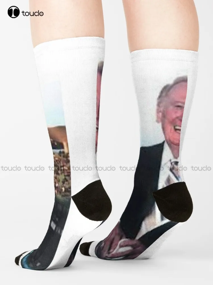 Vin Scully Socks Socks 360° Digital Print Custom Gift Street Skateboard Socks Unisex Adult Creative Funny Socks Halloween New