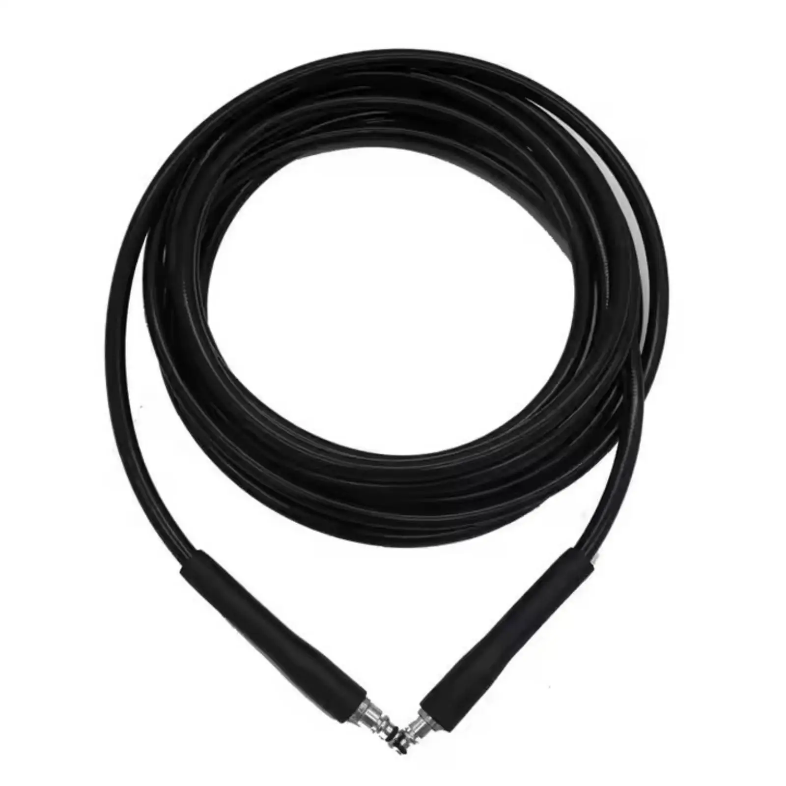 High Pressure Washer Hose Flexible PVC Water Hose Sprayer with Metal Ends for Car Cleaning Patio Wash Home Use