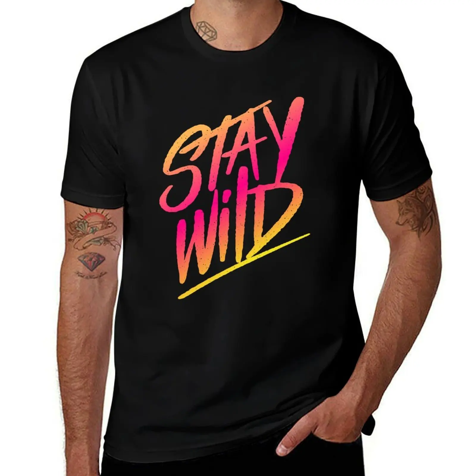 stay wild T-Shirt Big and Tall Loose Fit T-Shirt