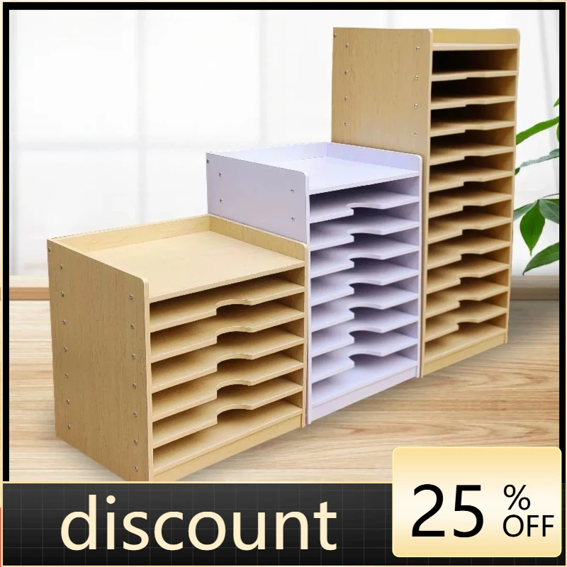 

LH storage cabinet four open cardboard rack art room shelf painting paper cabinet