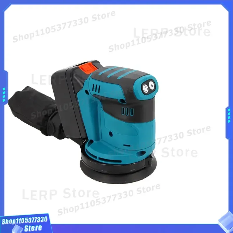 3 Speed Rechargeable Lithium Battery Woodworking Sander Polishing Machine Round Sanding Tool Compatible With Makita Sandpaper