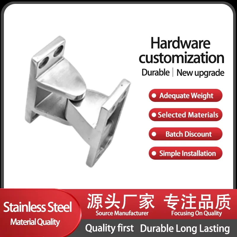 

Stainless Steel Cold Storage Hinge Mechanical Equipment Oven Protruding Door Hidden Kitchen Hinge Industrial Equipment