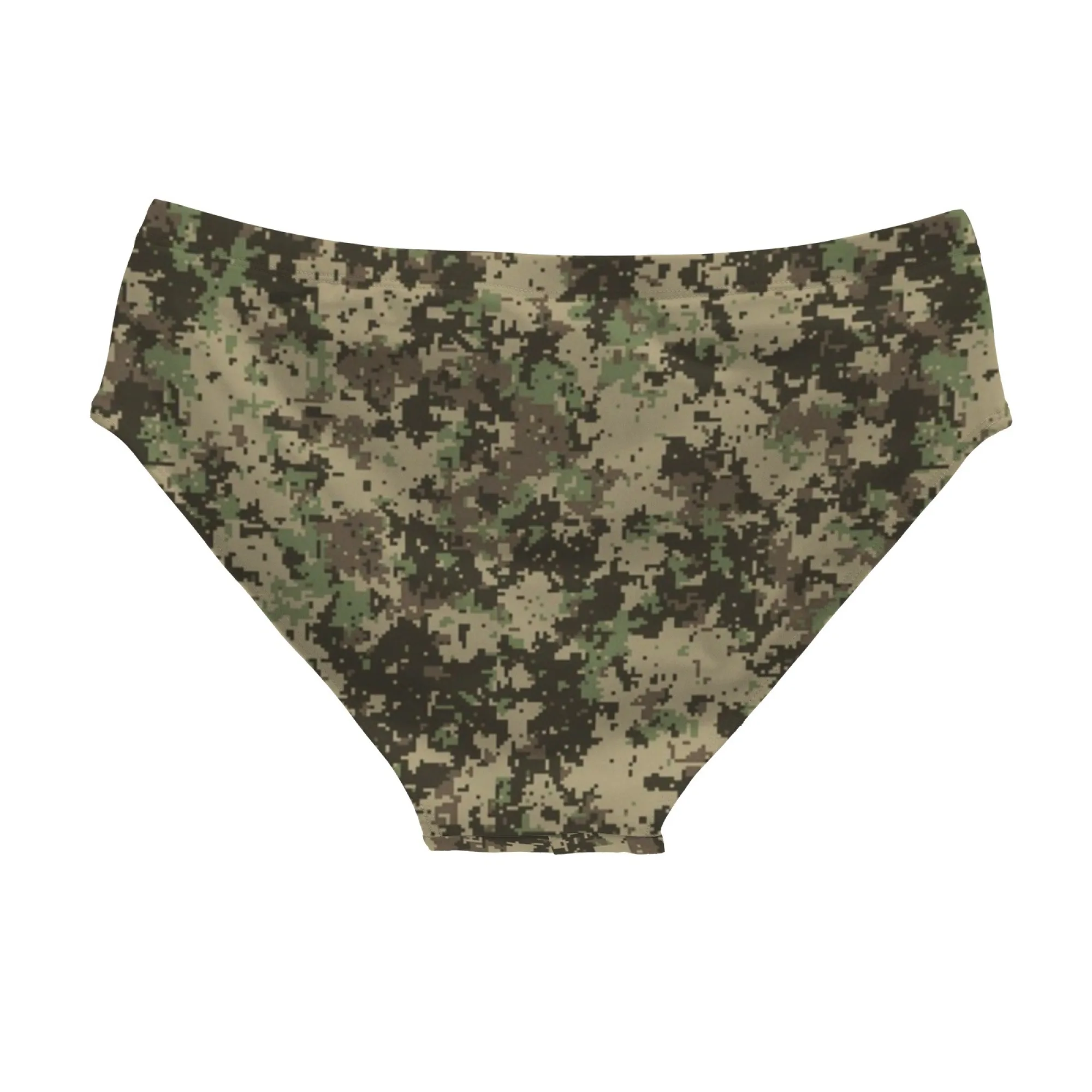 Digital Camouflage Swim Trunks Quick-drying Breathable Non-slip Men's Triangle Swim Trunks Pool Casual Beach Swim Novel Swimwear