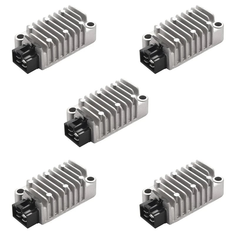 5X Aluminum Motorcycle Voltage Regulator Rectifier For Yamaha TT250 TT225 SRX600 TDM850 TW200 FZR400 FZR600