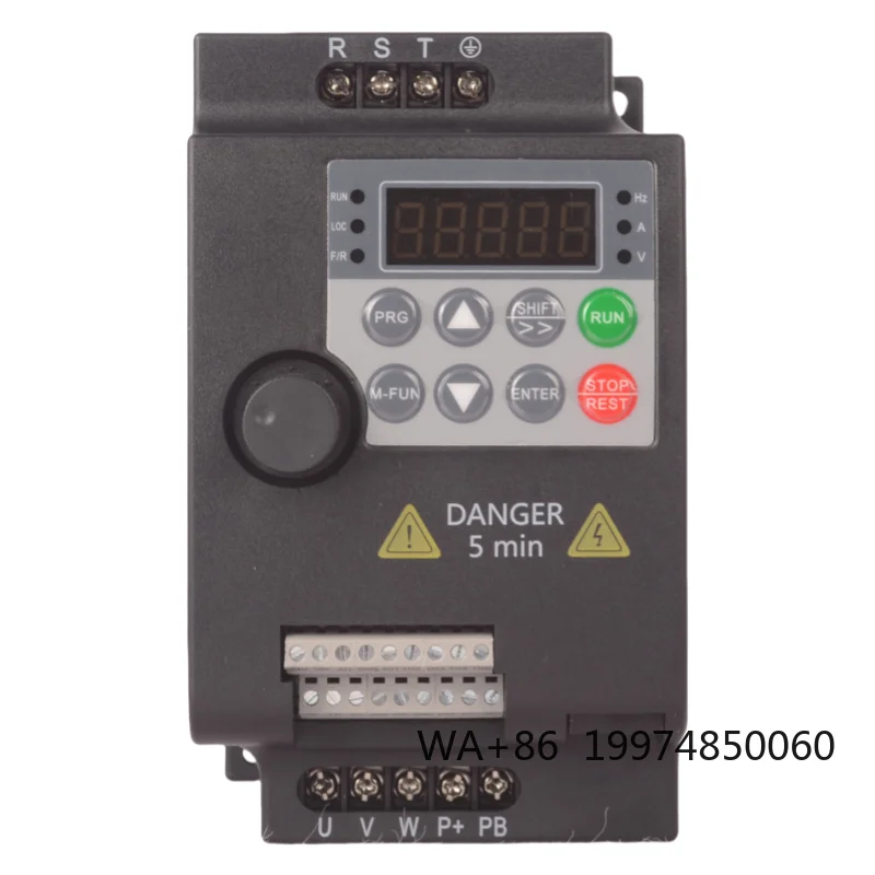 

2HP 1.5kW 220V Single Three Phase VFD Drive Variable Speed Motor Controller for Industrial Use