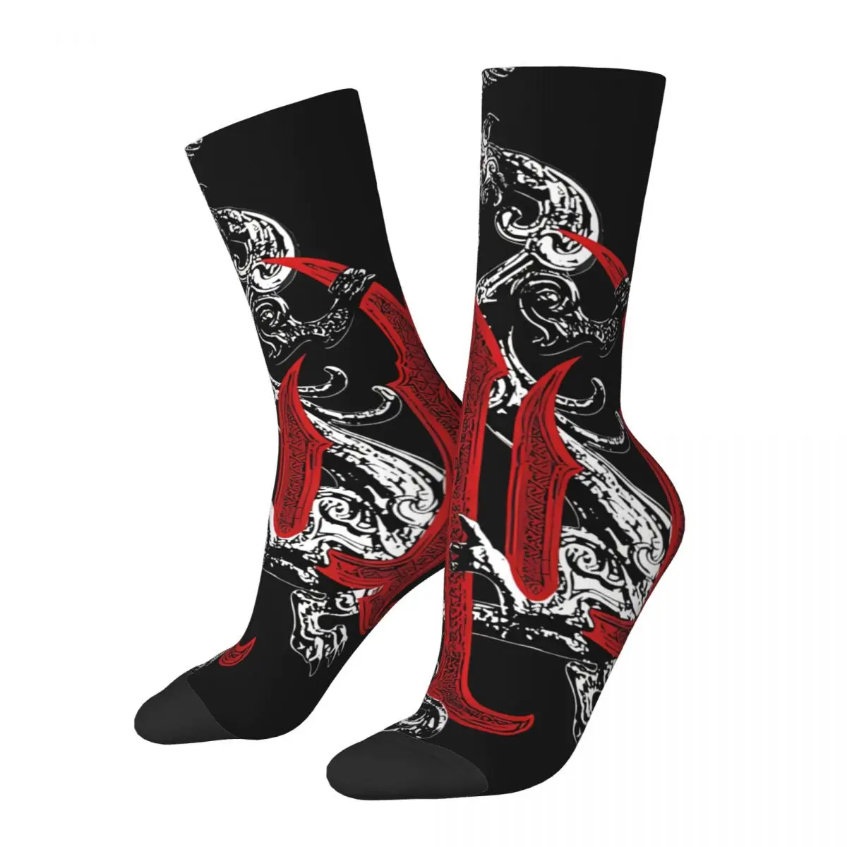 Music Fans Men's Socks Vintage Harajuku T-The Hu Street Style Novelty Casual Crew Sock