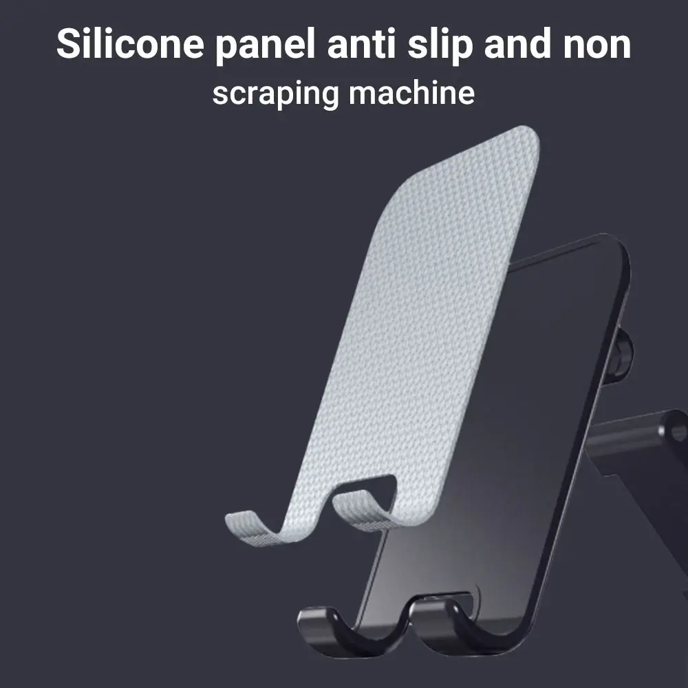 Supporto universale retrattile per telefono cellulare Stabile anti-vibrazione Supporto da tavolo in metallo Staffa per tablet portatile pieghevole