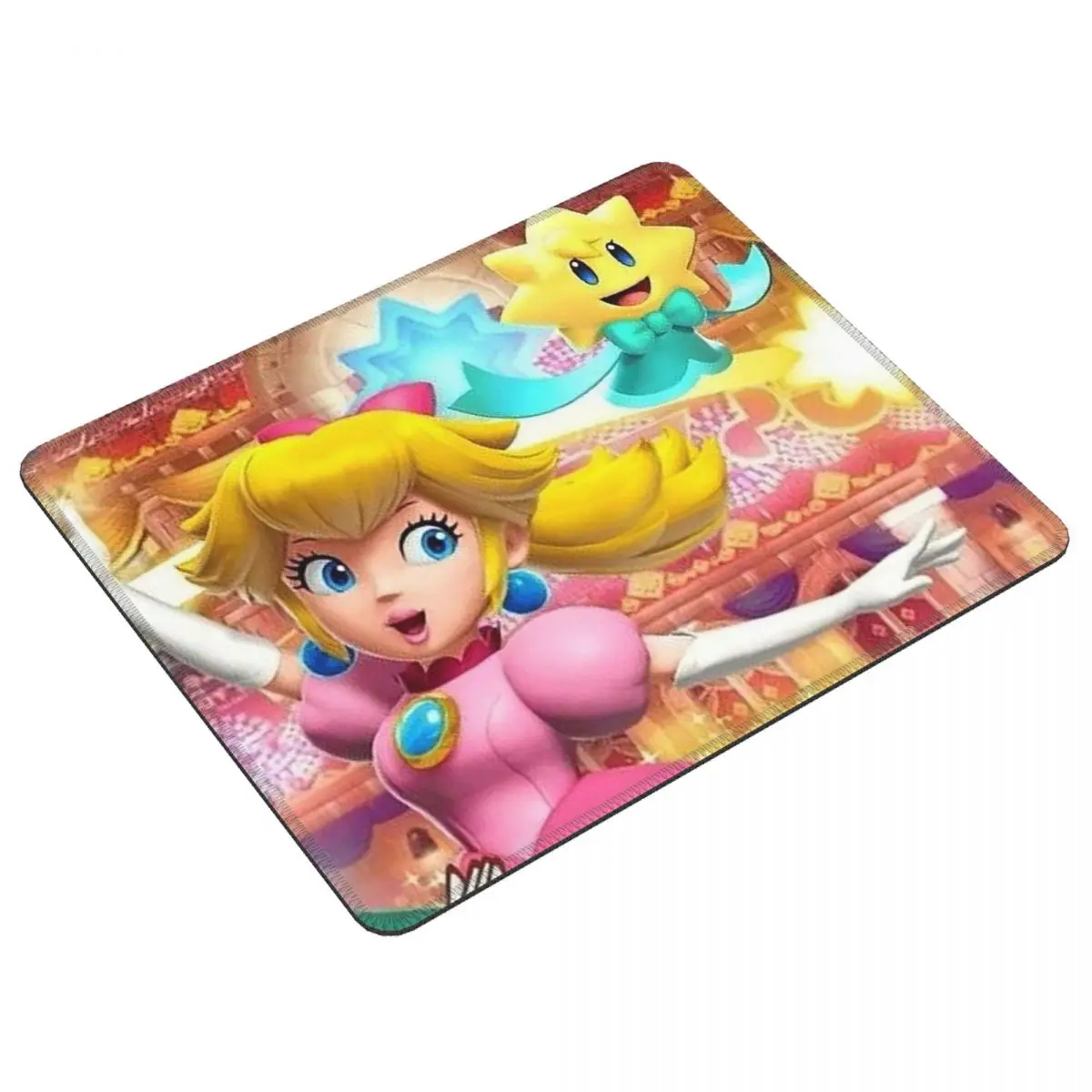 

Коврик для мыши с принтом принцессы персика для девочек, коврик для мыши, компьютерная клавиатура, коврик для мыши, геймерский настольный коврик для ПК, офисные аксессуары, настольные коврики