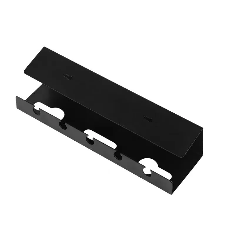 Under Desk Cable Management Cable Tray Under Desk With Clamp Power Strip Cord Holder No Drilling Sturdy Spacious image 3