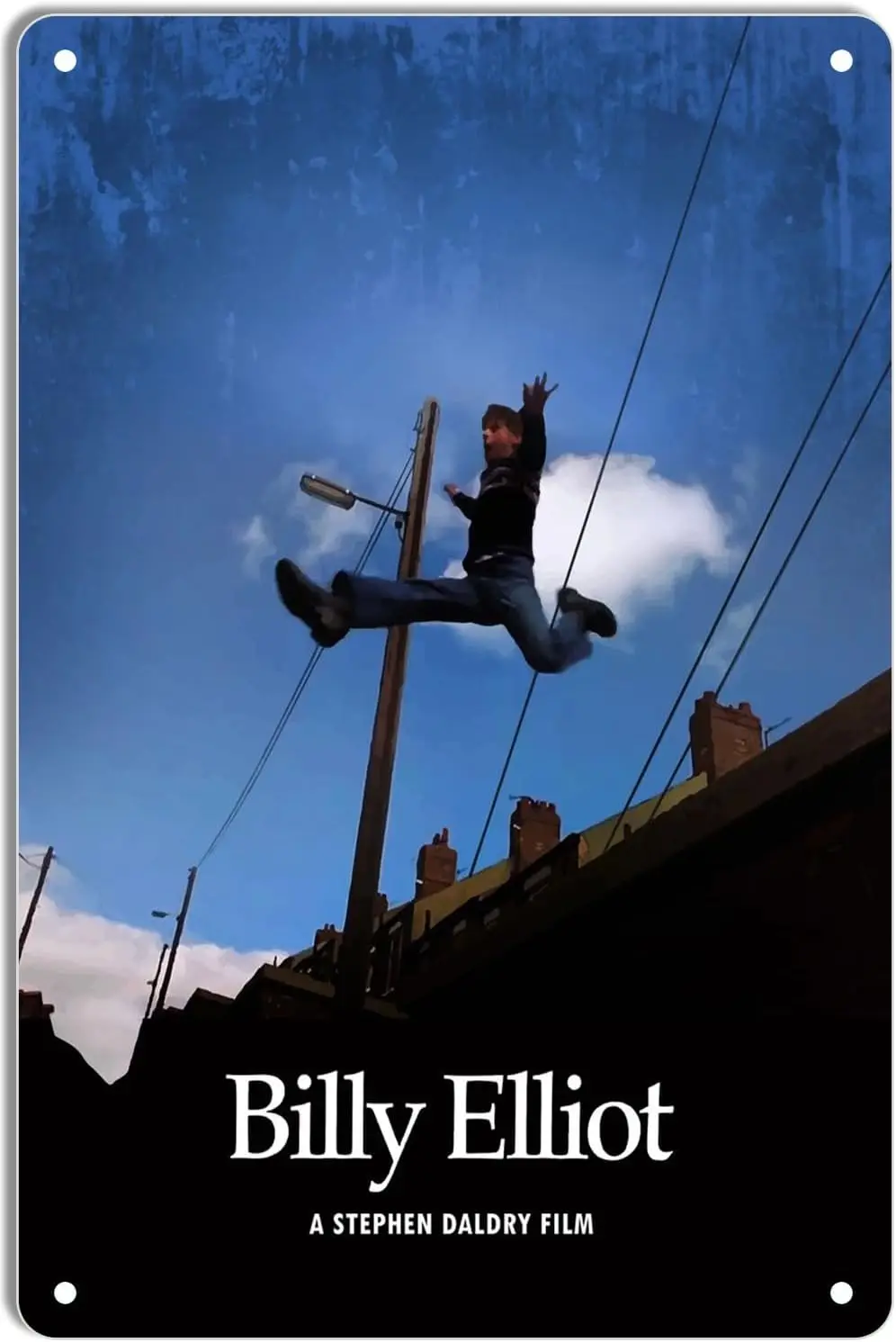 Metal Tin Sign Billy Elliot Minimal Movie Posters for Home Theater Decor and Retro Wall Art 8x12 Inch sign