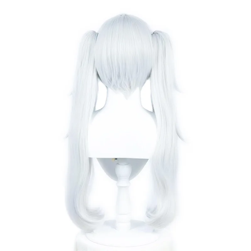 Virtuelle YouTuber VTuber Rainbow Society weibliche Genderbend Koyuri Cosplay Perücke Tiger Clip Doppel Pferdeschwanz Perücke