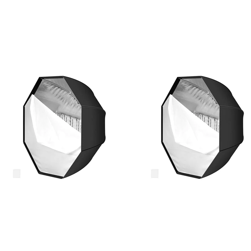 

【HASD】2X восьмиугольный софтбокс для зонта 80 см, универсальный верхний отражатель со вспышкой, уличный чехол для софтбела, профессиональный модификатор освещения