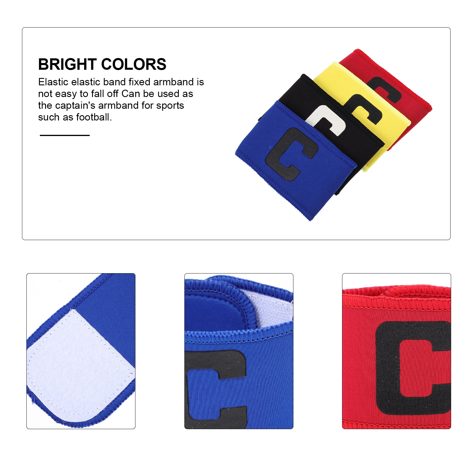 

Football Accessories Captain Logo Stuff The Sign Elastic Captain's Armbands for