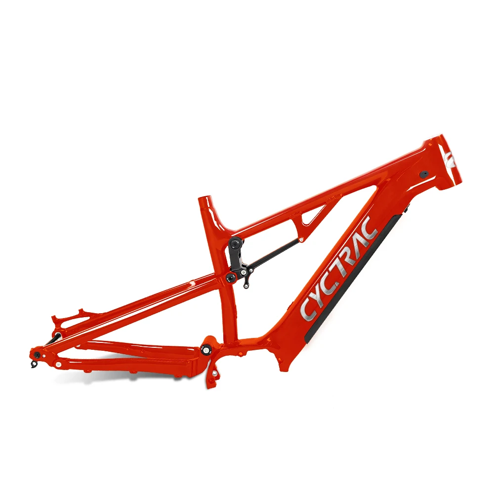 Mountain E Bike Bicycle Frame For M410 M500 M510 M600 Bafang Mid Motor 27.5 29er Full Suspension Aluminum Mtb Frame