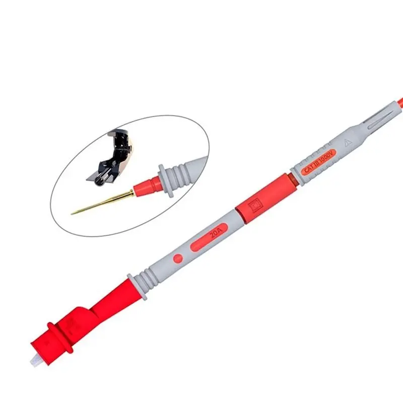 ABRU-Test Lead Kit: Banana Plug To Test Hook Wires, Replaceable Multimeter Probes & Alligator Clips For Electronics Testing