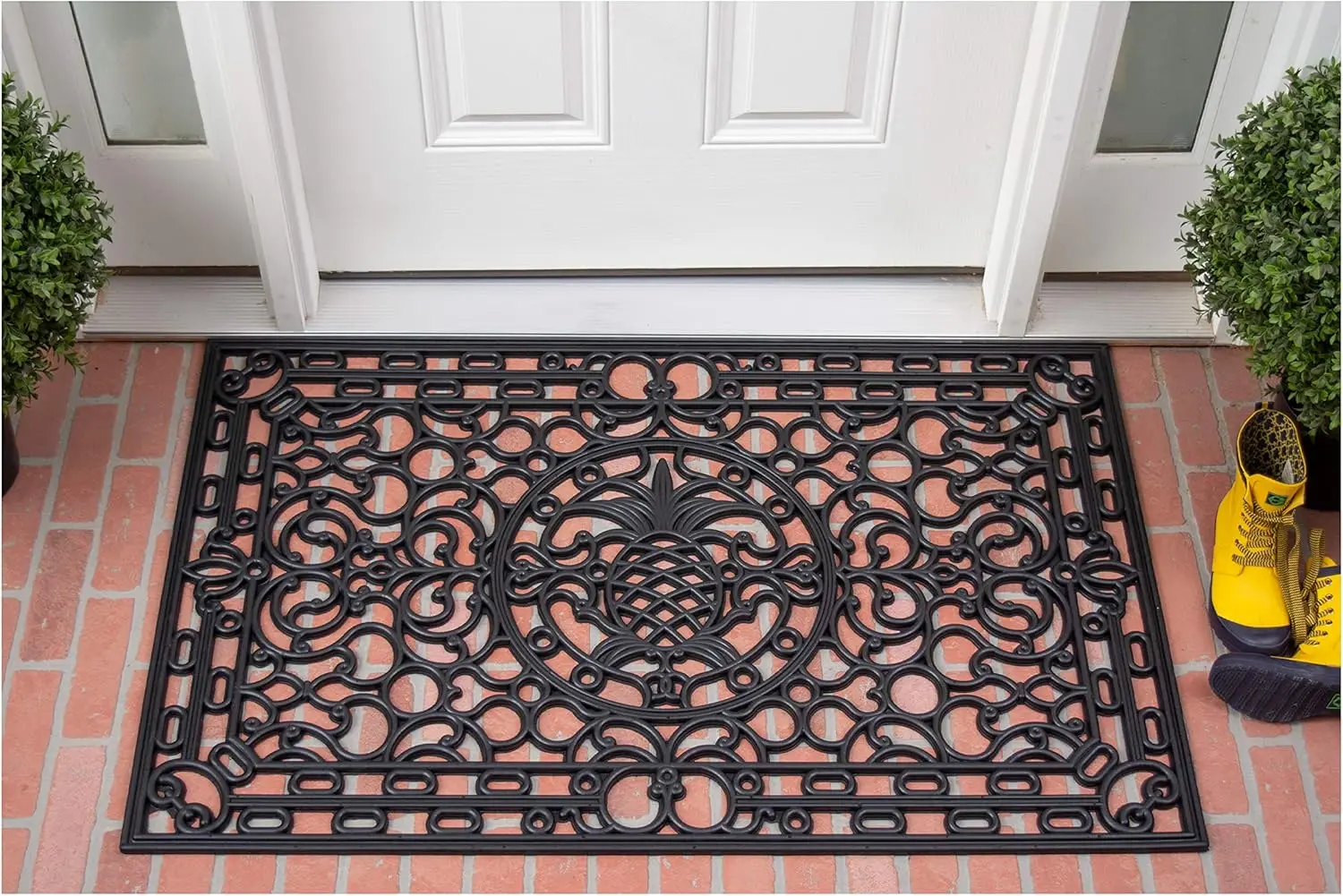 Az900083048 Pineapple Heritage Rubber Doormat, 30