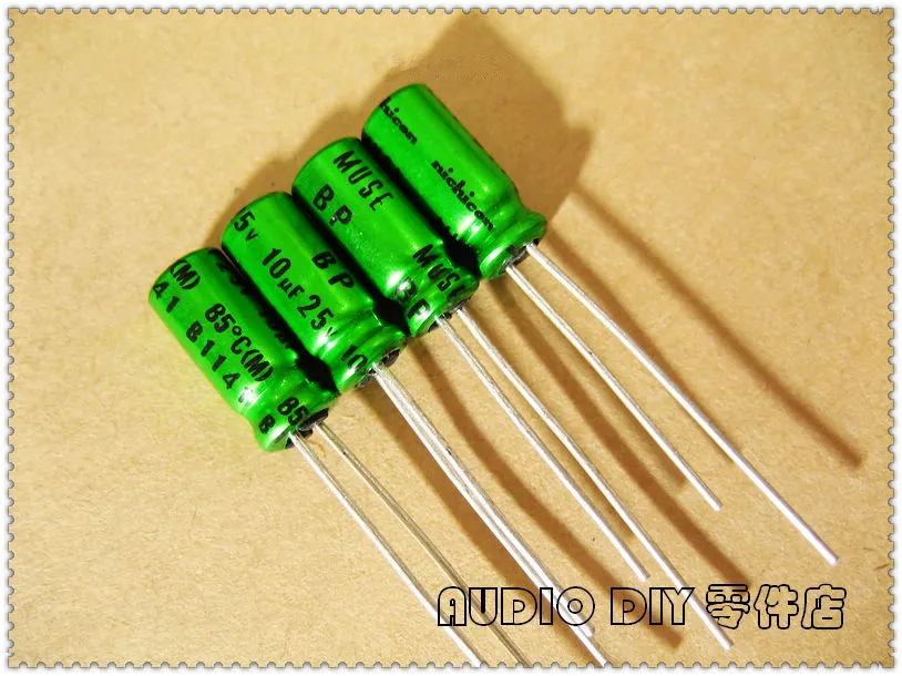 10PCS/50PCS Nichicon MUSE BP (ES) 10uF 25V 25v10uf Audio Non-Polar Electrolytic Capacitor