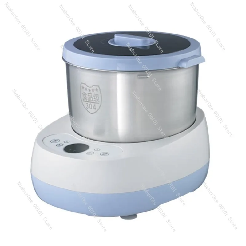Automatic Stainless Steel 5L Dough Mixer with Kneading and Fermentation Function, Electric Timer Control, 110V European Standard
