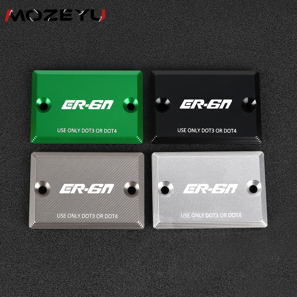FOR KAWASAKI ER-6n ER6N 2006 2007 2008 Motorcycle Front Brake Fluid Reservoir Oil Cup Cap Master Cylinder Cover Accessories ER6N
